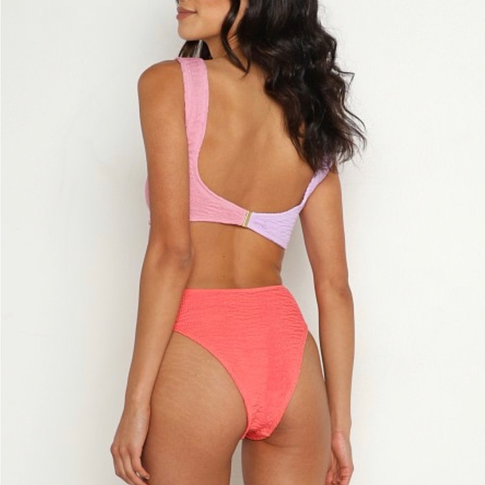 CLEONIE Hamptons Maillot One Piece Coral Blossom Lilac One Size - Picture 4 of 10